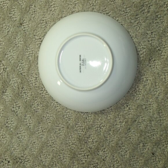 Set of 4 Imperial China W. Dalton 6571 Whitney Pattern 5.5" Fruit/Dessert Bowls - Picture 3 of 5